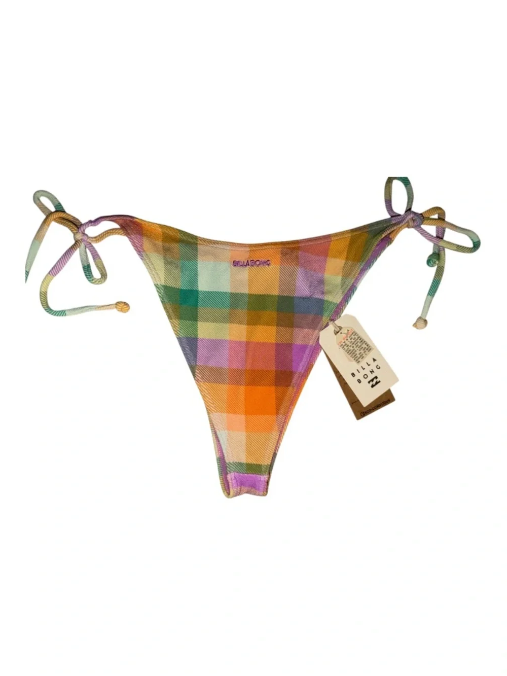 NWT Billabong Warm Waves Skimpy Tie Bikini Bottoms XL 14